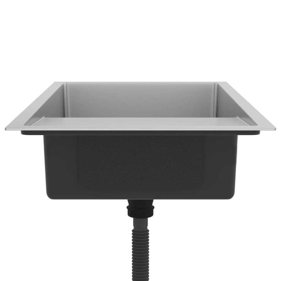 Fregadero de cocina hecho a mano de acero