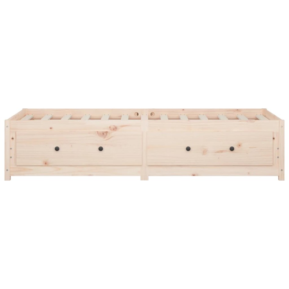 Sofá cama de madera maciza de pino 90x190