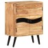 Aparador de madera maciza de acacia 57x34x75