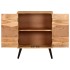 Aparador de madera maciza de acacia 57x34x75