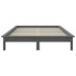 Estructura de cama madera maciza de pino gris 120x190