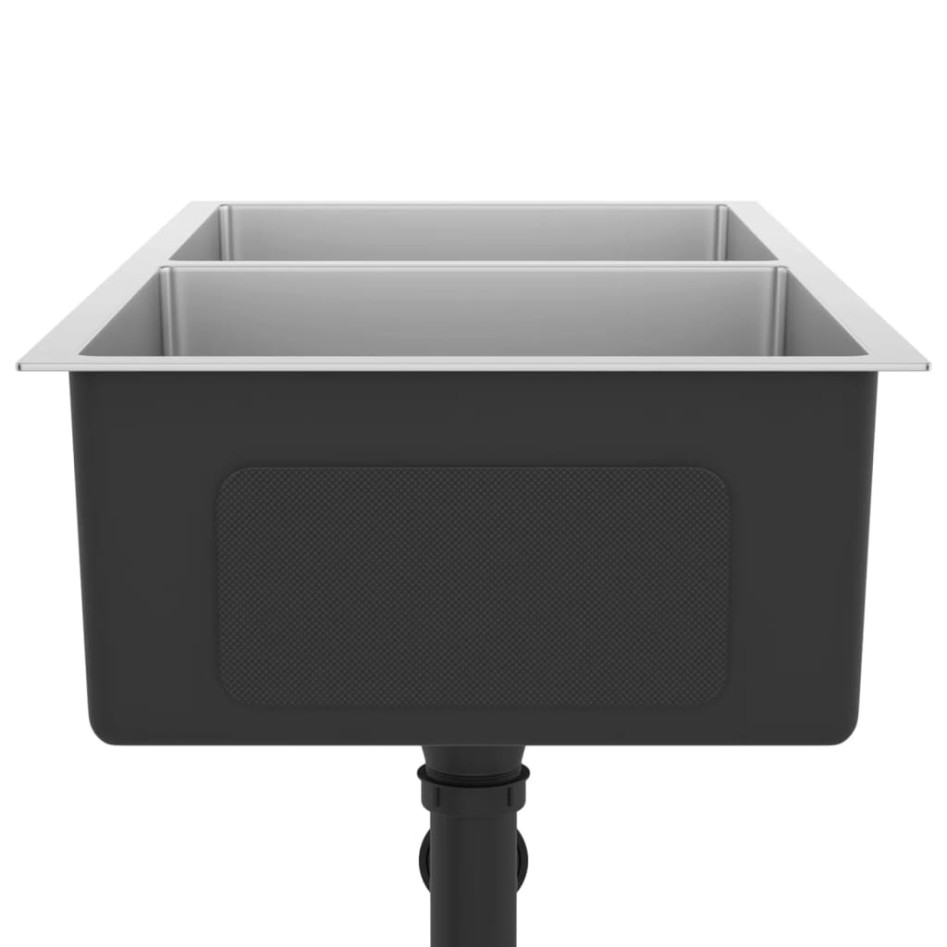 Fregadero de cocina hecho a mano acero