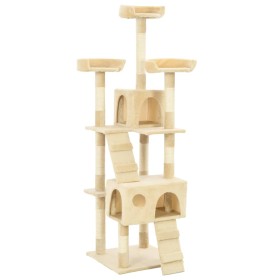 Rascador para gatos poste rascador de sisal 170 cm