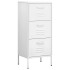 Armario de almacenamiento acero blanco 42,5x35x101,5