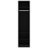 Armario de madera contrachapada negro 50x50x200