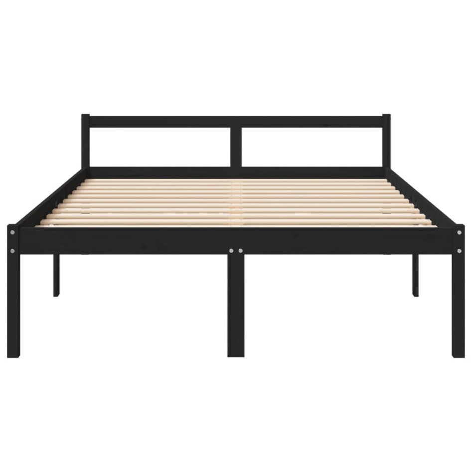 Cama para personas mayores madera maciza de pino 150x200