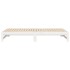 Sofá cama extraíble madera maciza de pino blanco 2x(100x200)