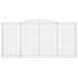 Cesta gaviones forma arco hierro galvanizado 400x50x180/200