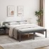 Cama para personas mayores madera maciza pino gris 150x200