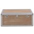 Caja de almacenaje madera maciza abeto marrón 91x52x40