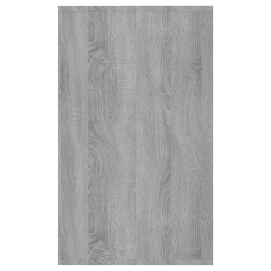 Aparador con 3 cajones gris Sonoma 120x41x75