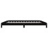 Cama apilable de madera pino maciza negro 100x200