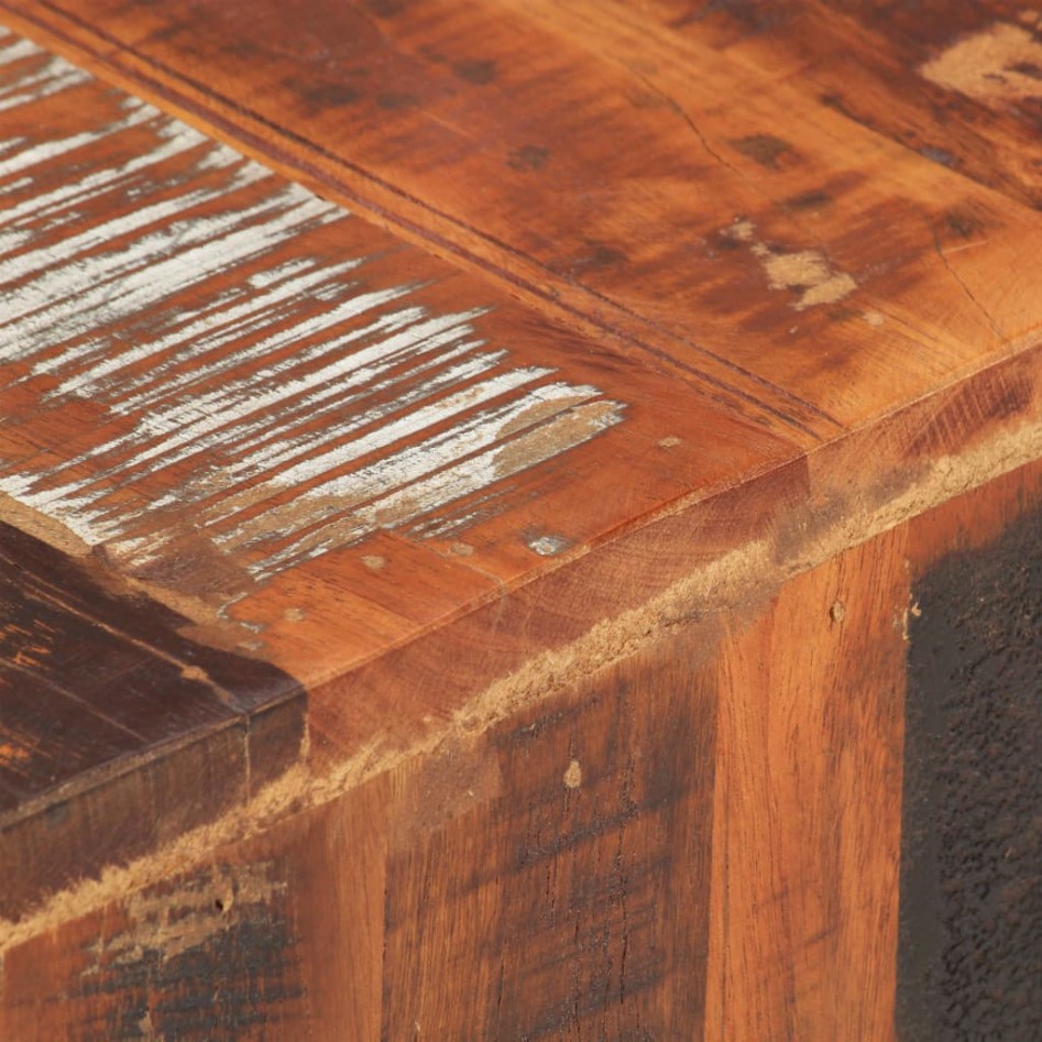 Mueble de TV madera maciza reciclada 110x30x40