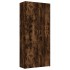 Mueble zapatero madera contrachapada roble humo 80x35,5x180