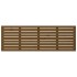 Cabecero cama pared madera maciza pino marrón miel 206x3x63