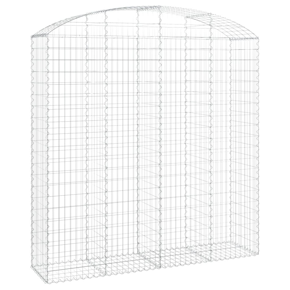 Cesta gaviones forma arco hierro galvanizado 200x50x200/220