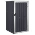 Cobertizo de herramientas jardín acero galvanizado 88x89x161
