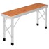 Mesa de camping plegable con 2 bancos aluminio
