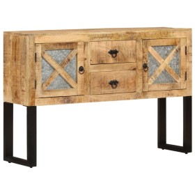 Aparador de madera de mango rugosa 110x30x74
