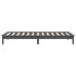 Estructura de cama madera maciza de pino gris 90x190