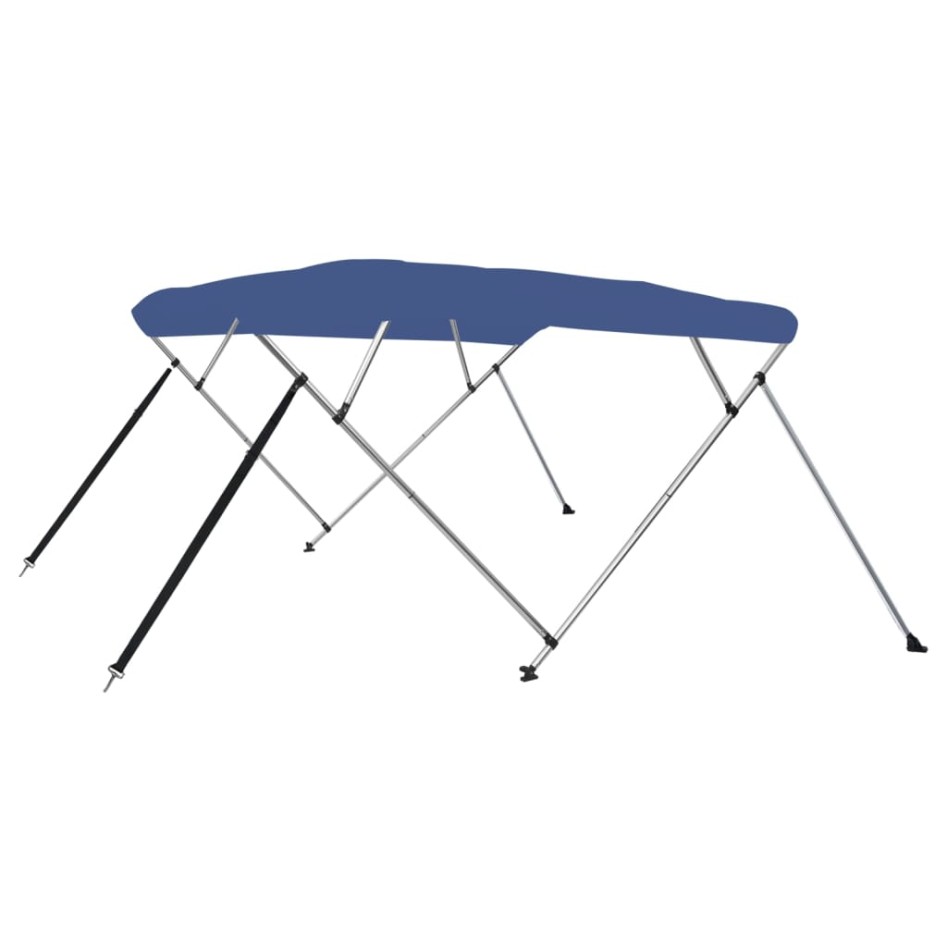 Toldo Bimini de 4 arcos azul 243x210x137