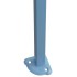 Cenador plegable con 2 paredes azul 5x5