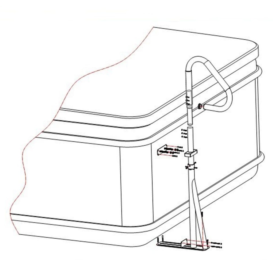 Infinity Pasamanos de bañera de
