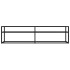 Mueble para TV vidrio templado negro 160x40x40,5