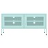 Mueble para TV de acero verde menta 105x35x50