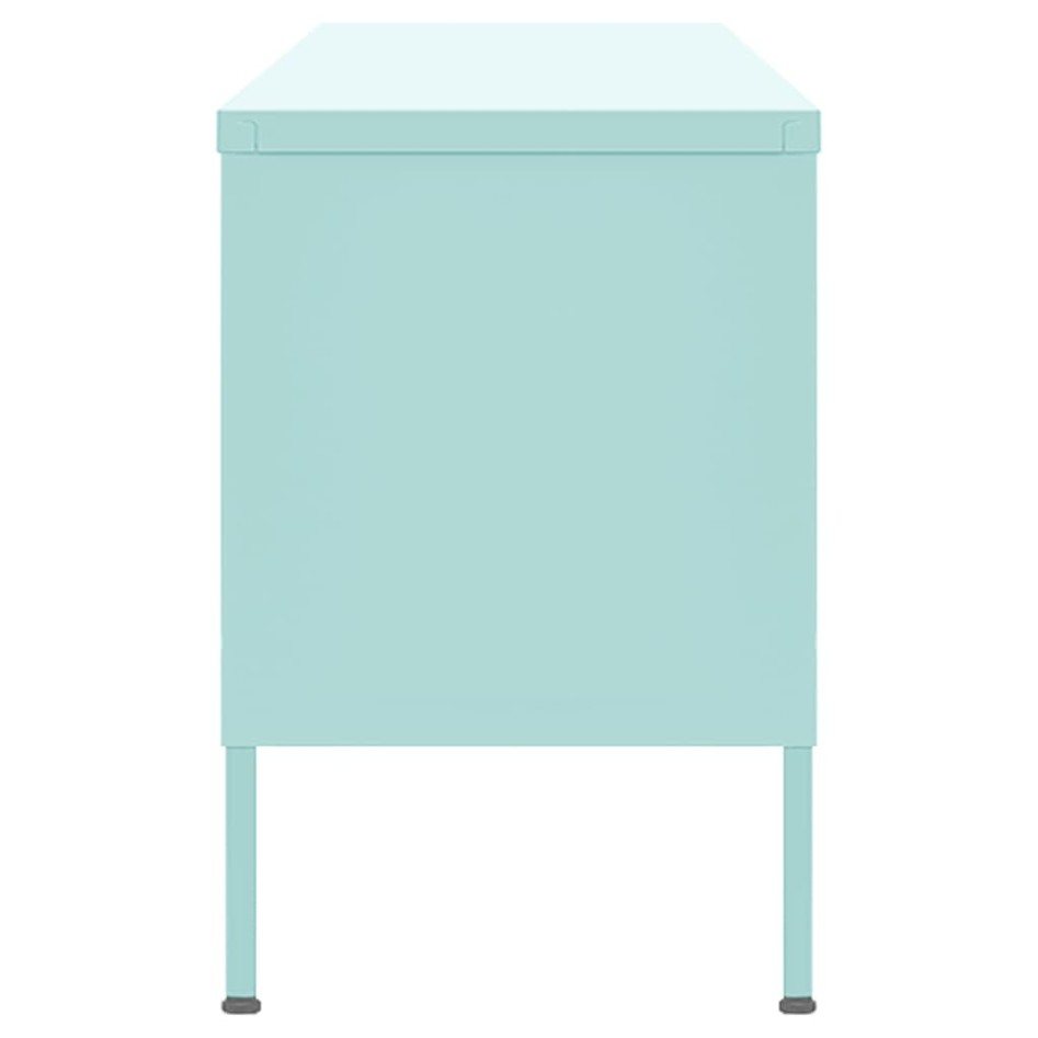 Mueble para TV de acero verde menta 105x35x50