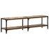 Mueble de TV madera maciza de mango 150x30x41