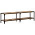 Mueble de TV madera maciza de mango 150x30x41