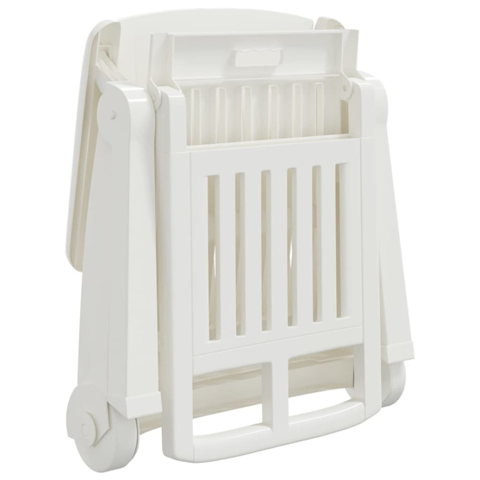 Tumbona plegable con ruedas PP