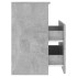 Mesitas de noche 2 unidades gris hormigón 50x32x60