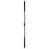Cabecero de cama de pared madera maciza pino negro 166x3x110