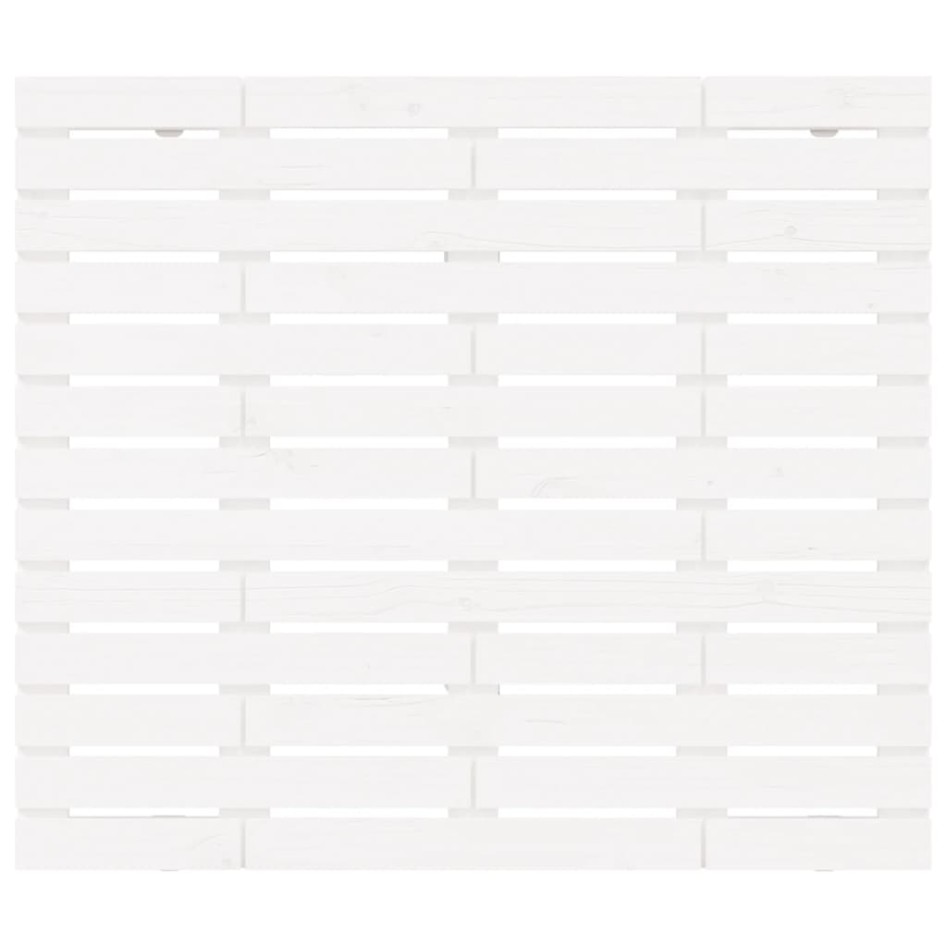 Cabecero cama de pared madera maciza pino blanco 106x3x91,5