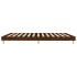 Estructura de cama madera de ingeniería marrón roble 140x200
