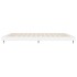 Estructura de cama madera de ingeniería blanco brillo