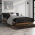 Estructura de cama madera de ingeniería marrón roble 120x190