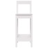 Taburetes de cocina 2 uds madera de pino blanco 40x41,5x112