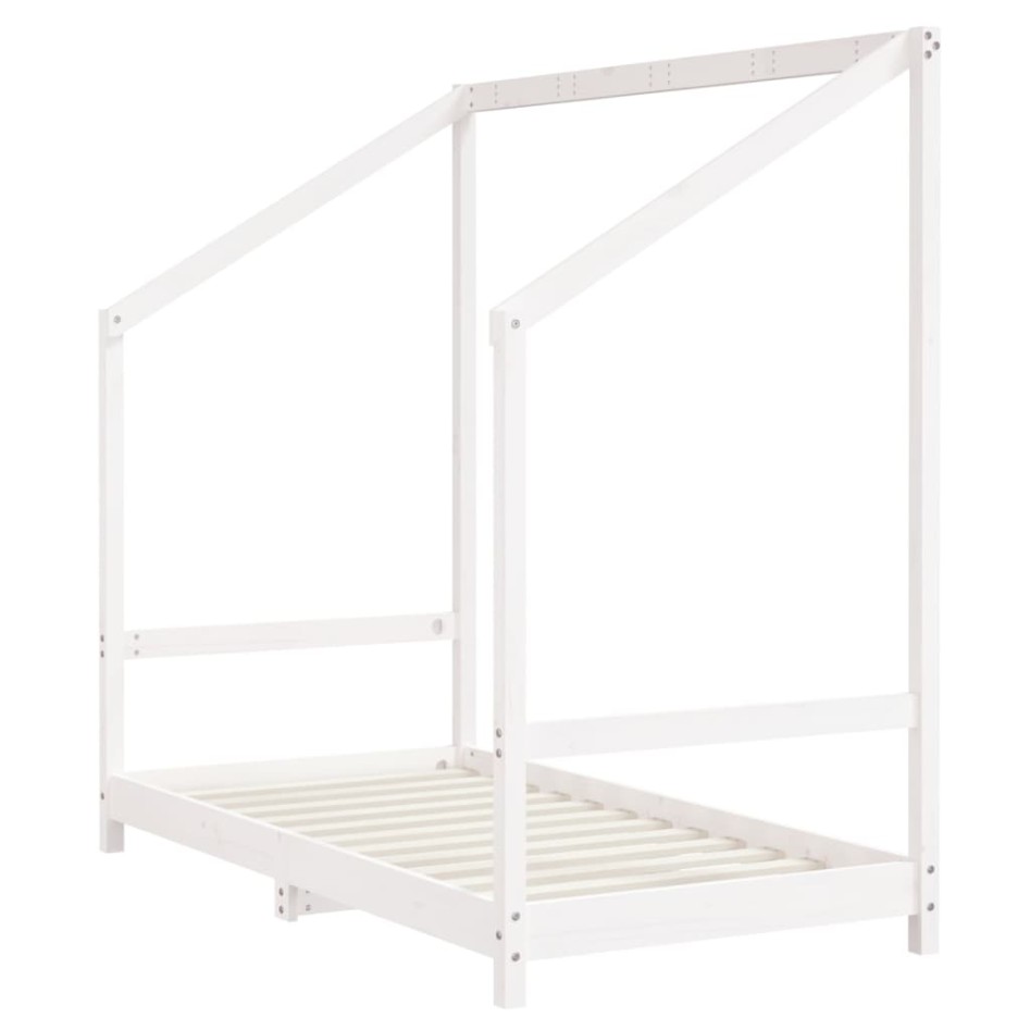 Estructura de cama para niños madera de pino blanco 80x160