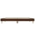 Estructura de cama madera contrachapada marrón roble 120x190