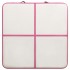 Esterilla inflable de gimnasia con bomba PVC rosa 200x200x10