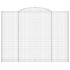Cesta gaviones forma arco hierro galvanizado 300x30x220/240