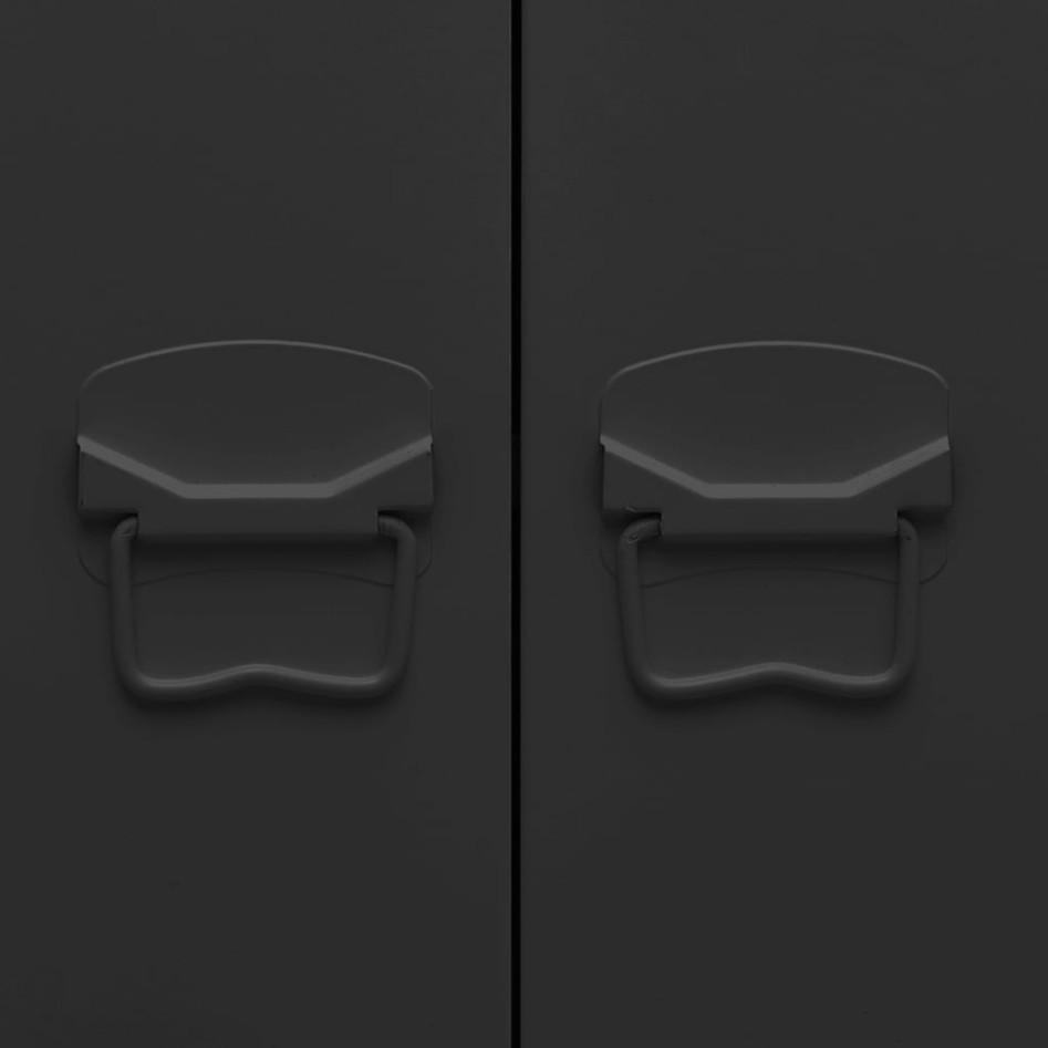 Estantería industrial acero gris hormigón 80x32x180