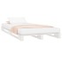 Cama de palets madera maciza pino blanca pequeña 75x190