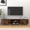 Mueble para TV madera contrachapada roble ahumado 180x31,5x40cm