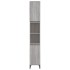 Armario de baño madera contrachapada gris Sonoma 30x30x190