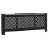 Cubierta para radiador MDF negro 205