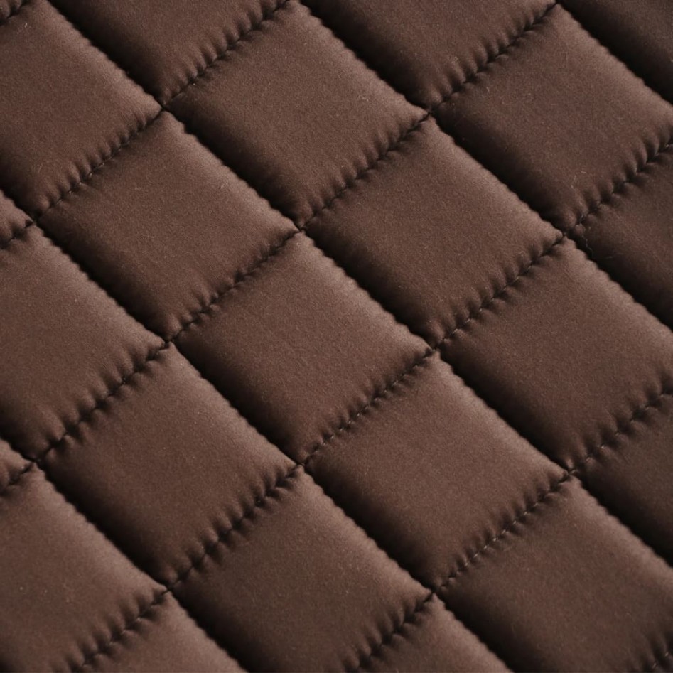 Set de montura de caballo de 17.5 y cuero marrón 12 cm, 5 en